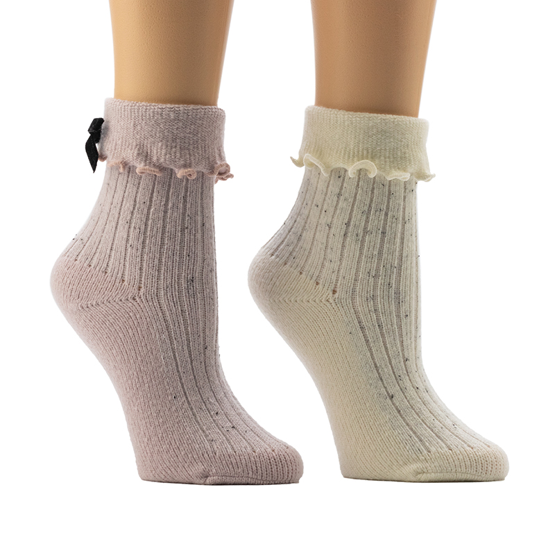 Damskie skarpetki domowe Fleck 3x1 Rib Cosy Home